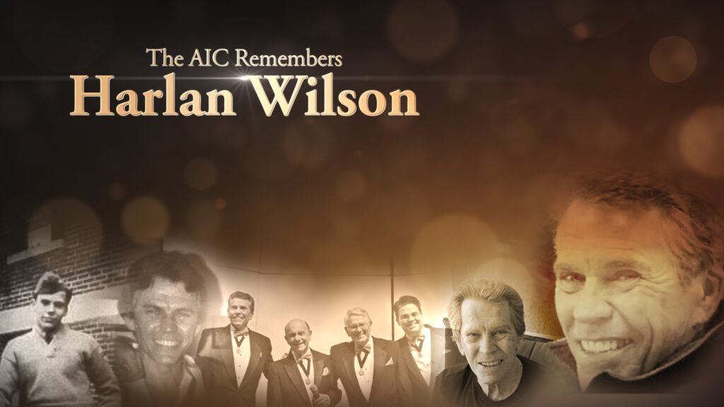 AIC Remembers Harlan Wilson